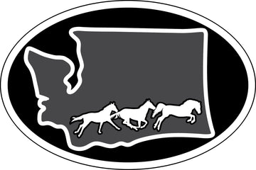 WA Horse Decals Made by Tack Room Too